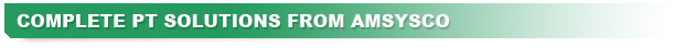 COMPLETE PT SOLUTIONS FROM AMSYSCO COMPLETE PT SOLUTIONS FROM AMSYSCO